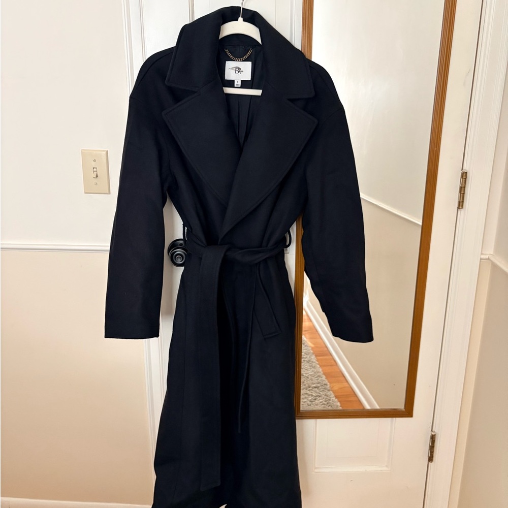 Banana Republic Women's NEW Oversized Wool-Cashmere Wrap Small (S) Black 754435 - Picture 5 of 8